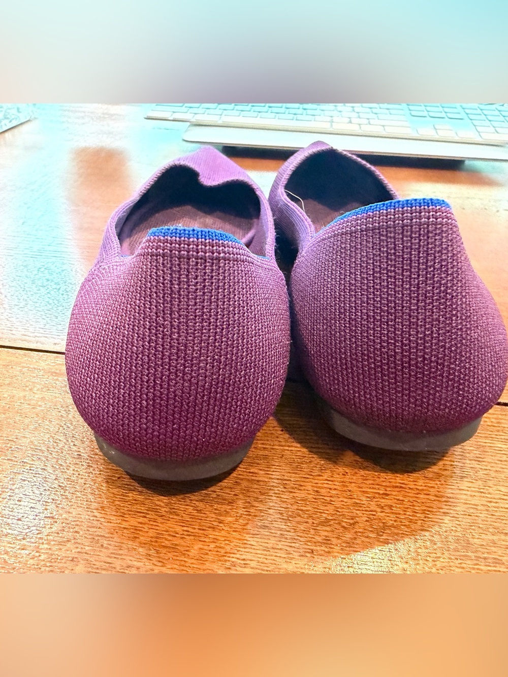 Rothy's Purple Point Slip-On Flats - Picture 2 of 6